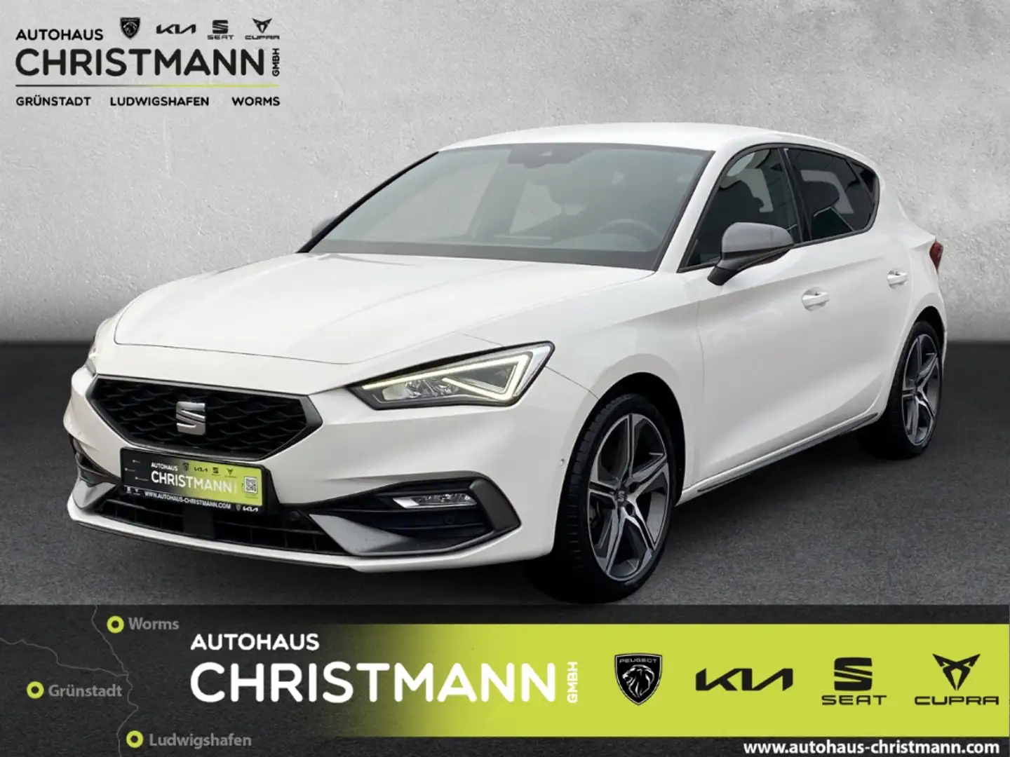 SEAT Leon Seat FR Plus 1.5 TSI*NAVI*SHZ*PDC*Full-Link* Blanc - 1