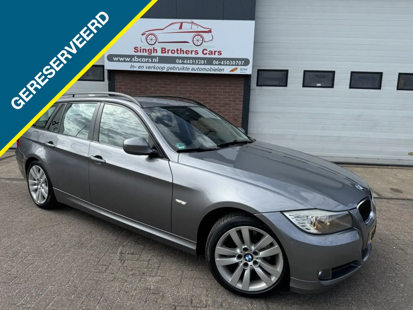 BMW 320 3-serie Touring 320i Lci AIRCO CRUIS LEER NAVI NAP Gris - 1