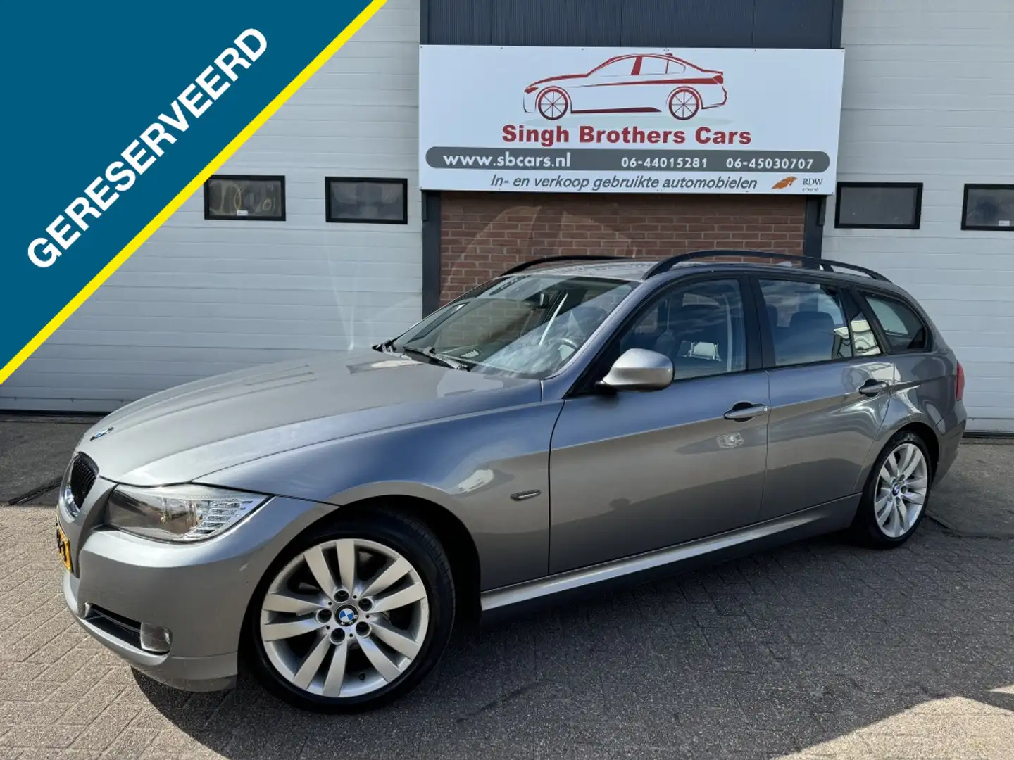 BMW 320 3-serie Touring 320i Lci AIRCO CRUIS LEER NAVI NAP Gris - 2