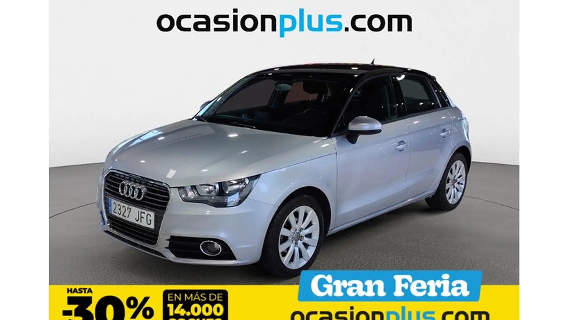 Audi A1 Sportback 1.6TDI Attracted S-Tronic Plateado - 1