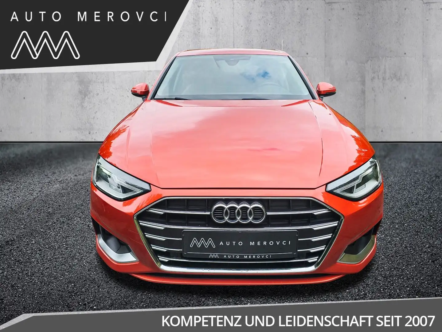 Audi A4 2.0 TDI S-tronic/LED/Navi/CarPlay/Vollleder Orange - 2