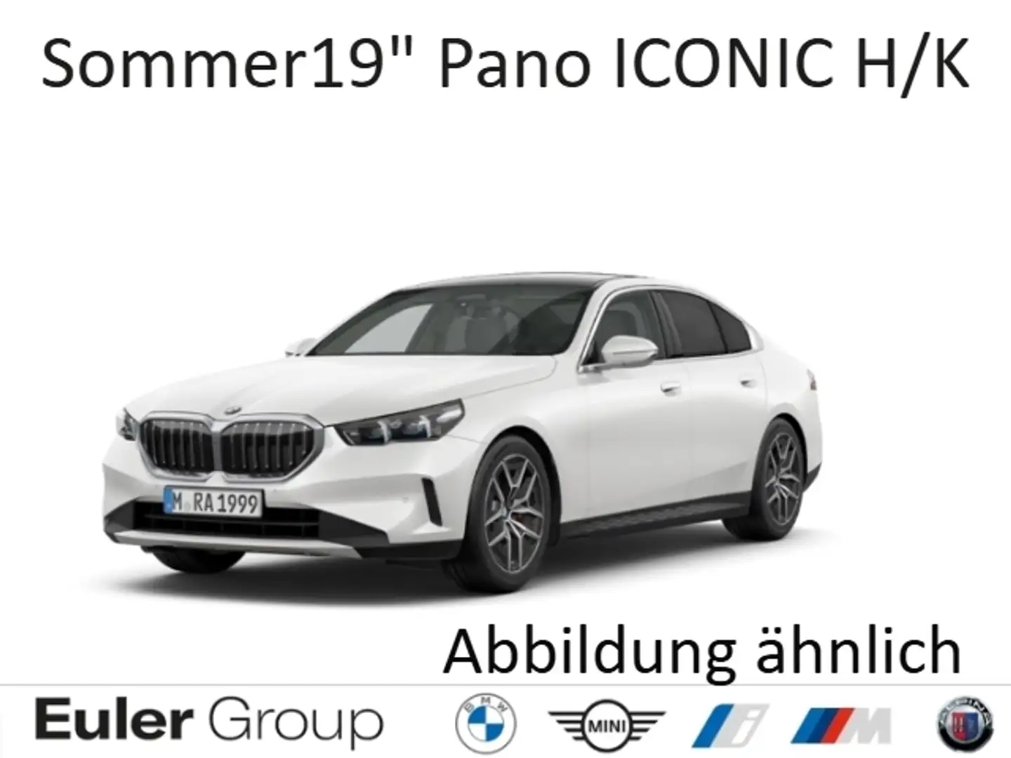 BMW 520 i M-Sport PRO Sommer19'' Pano ICONIC M-Leuchten H/ Weiß - 1