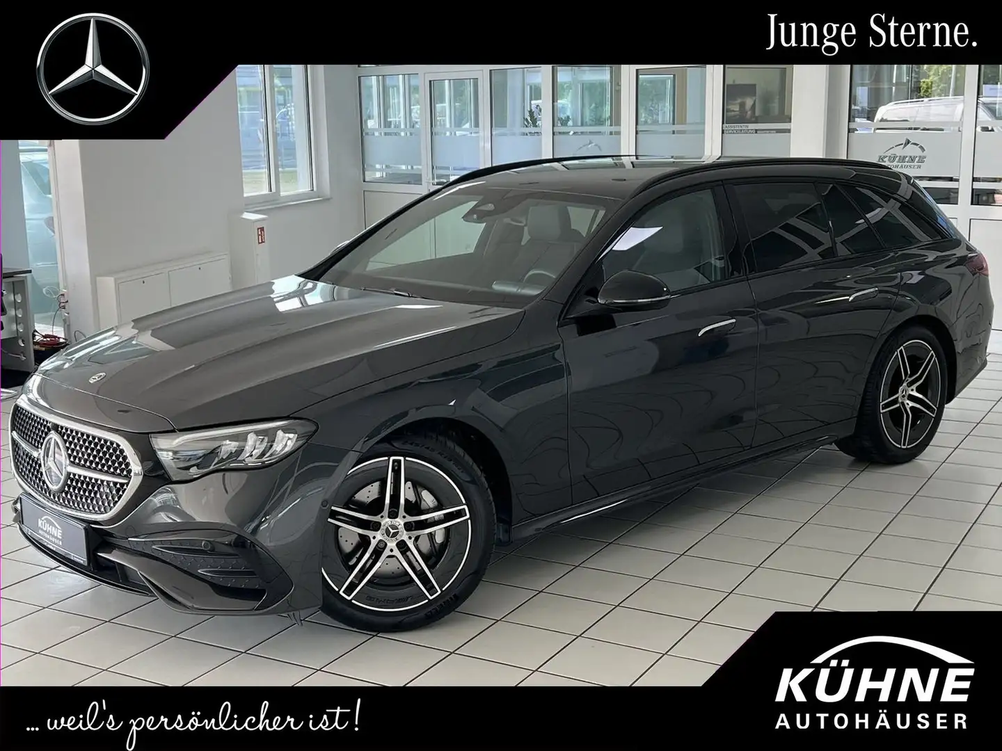 Mercedes-Benz E 220 d T AMG Advanced Night WinterPaket+AHK !!! Grijs - 1