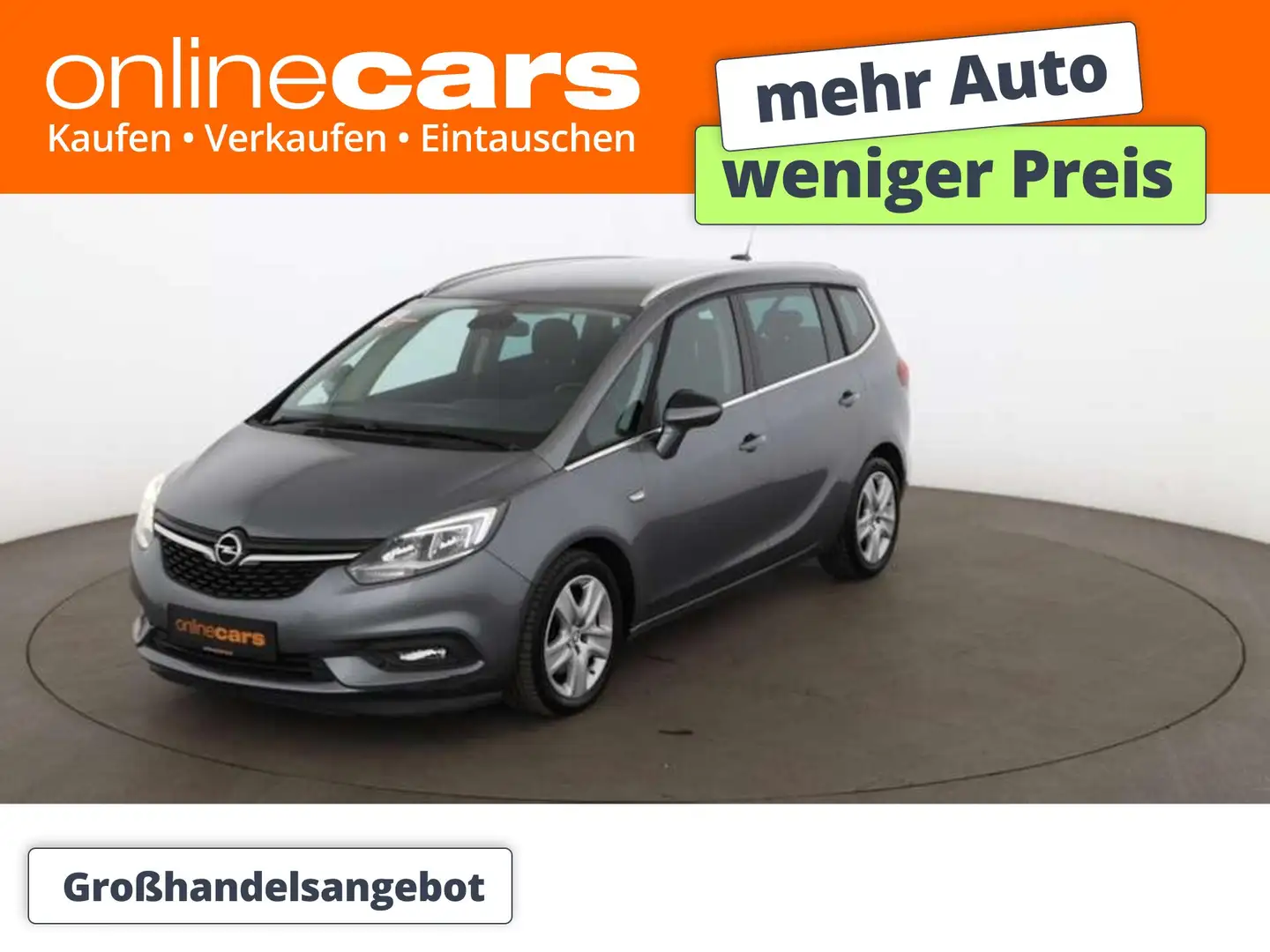 Opel Zafira C 2.0 CDTI Aut 7-SITZER SITZHZG TEMPOMAT Grau - 1