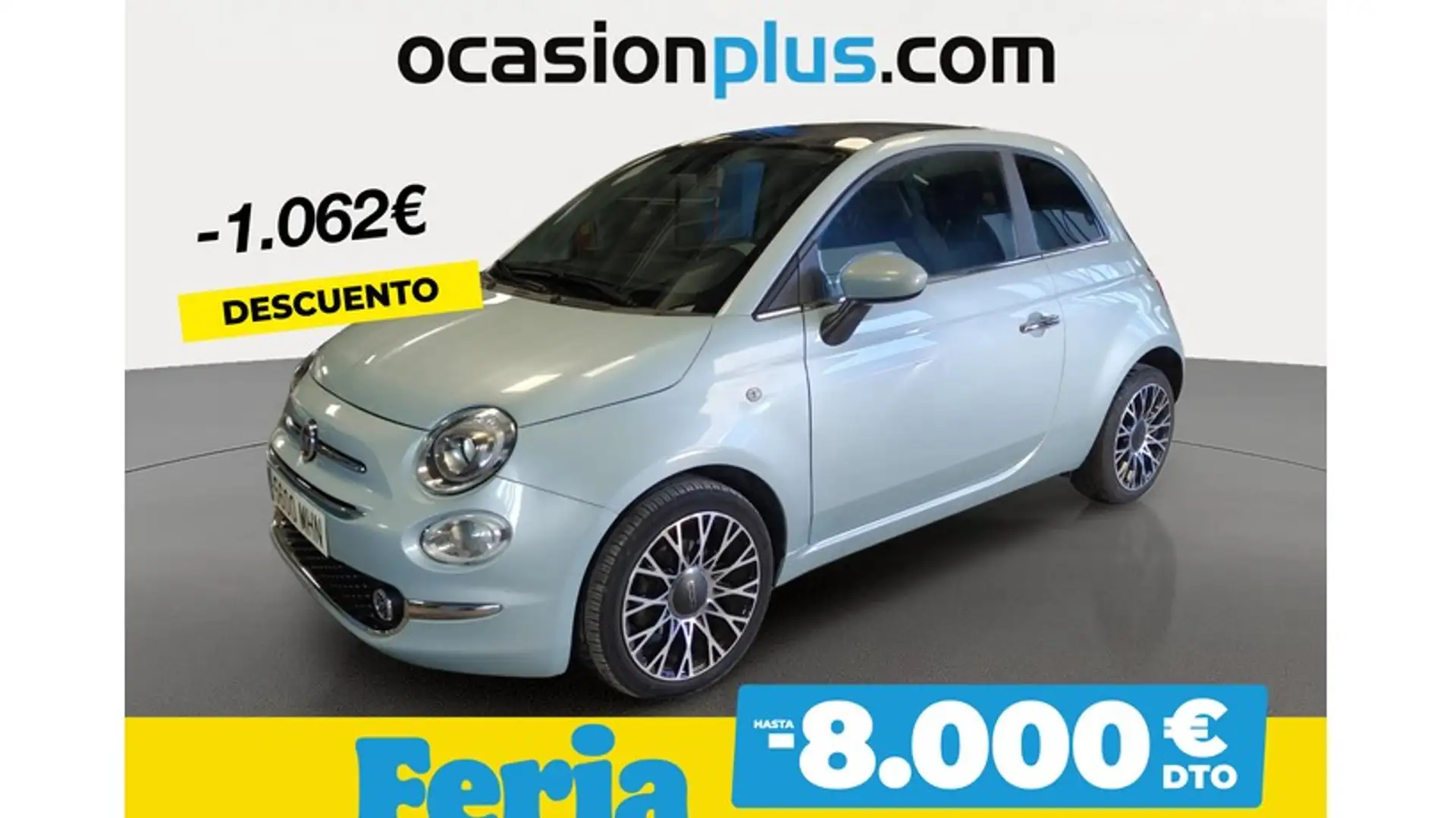 Fiat 500 1.0 Hybrid Dolcevita 52kW Vert - 1