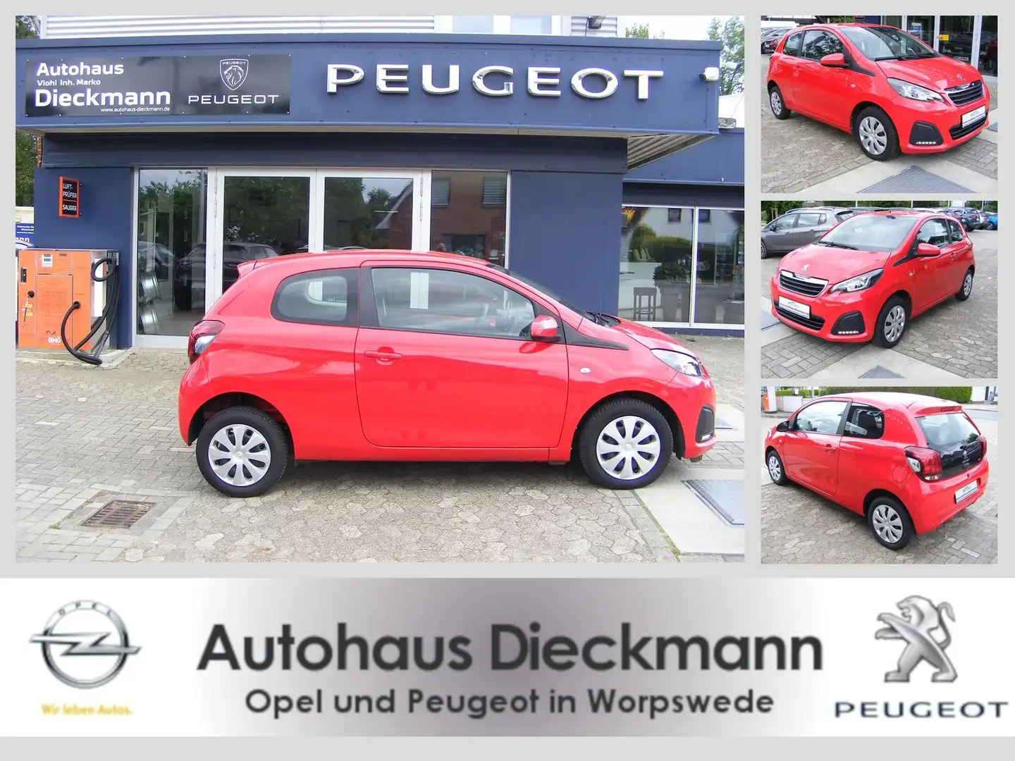 Peugeot 108 VTI 72 Stop&Start Active Rosso - 1