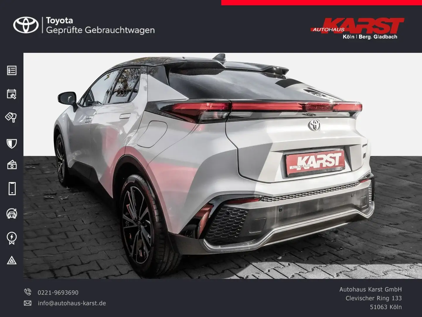 Toyota C-HR - 2.0 l Plugin 4x2 JBL, elek. Heckklappe Blanc - 2