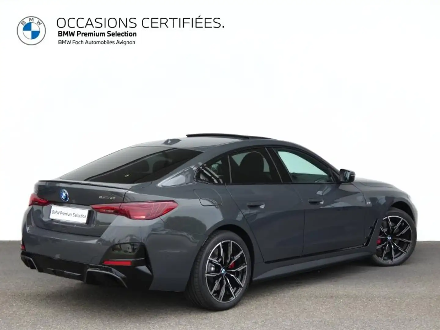 BMW i4 eDrive40 340ch M Sport Gris - 2