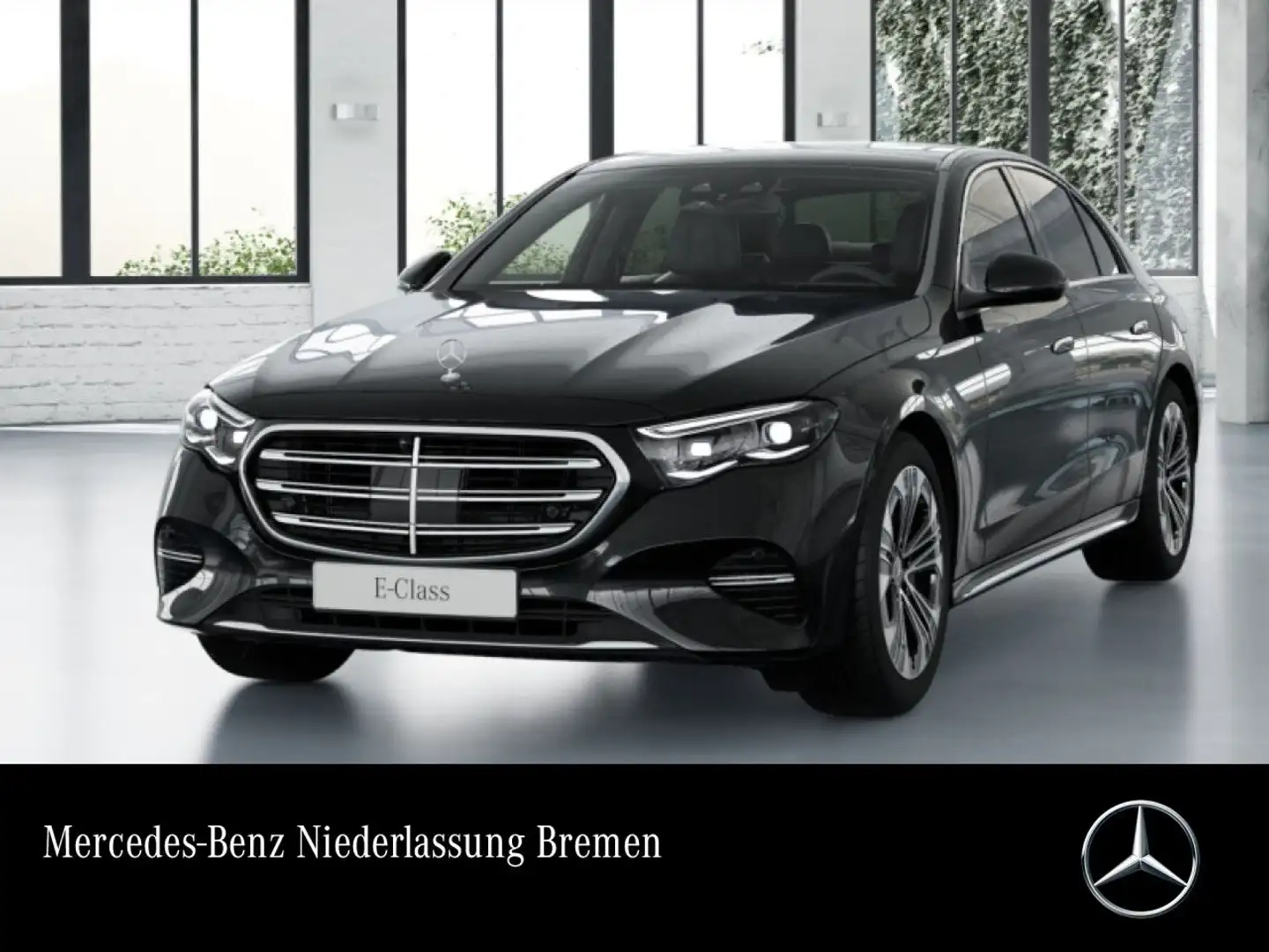 Mercedes-Benz E 300 e 4M Exclusive Fahrass 360° Pano Burmester Schwarz - 1