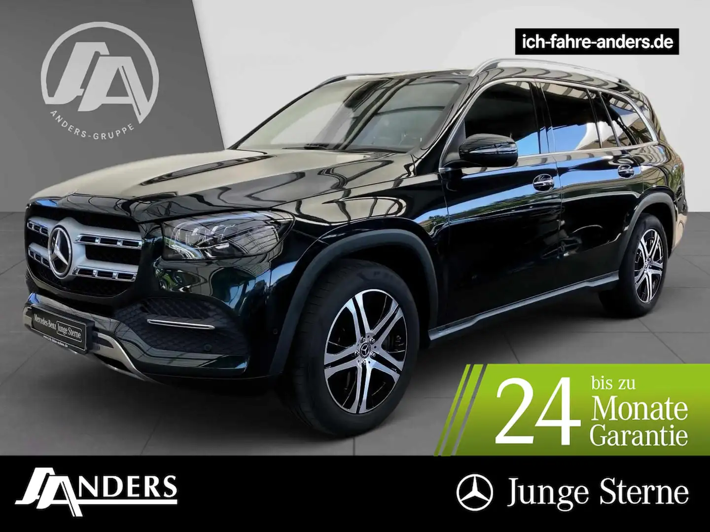 Mercedes-Benz GLS 350 d 4M MBUX+AIR+AHK+Pano+Key+Memo+LED+360° Grün - 1