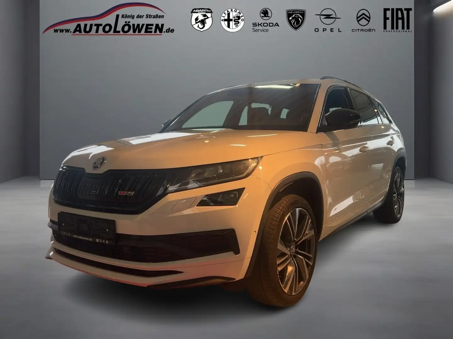 Skoda Kodiaq 2.0 Bi-TDI RS 4x4, AHK, Pano, Heckklappe Blanc - 1