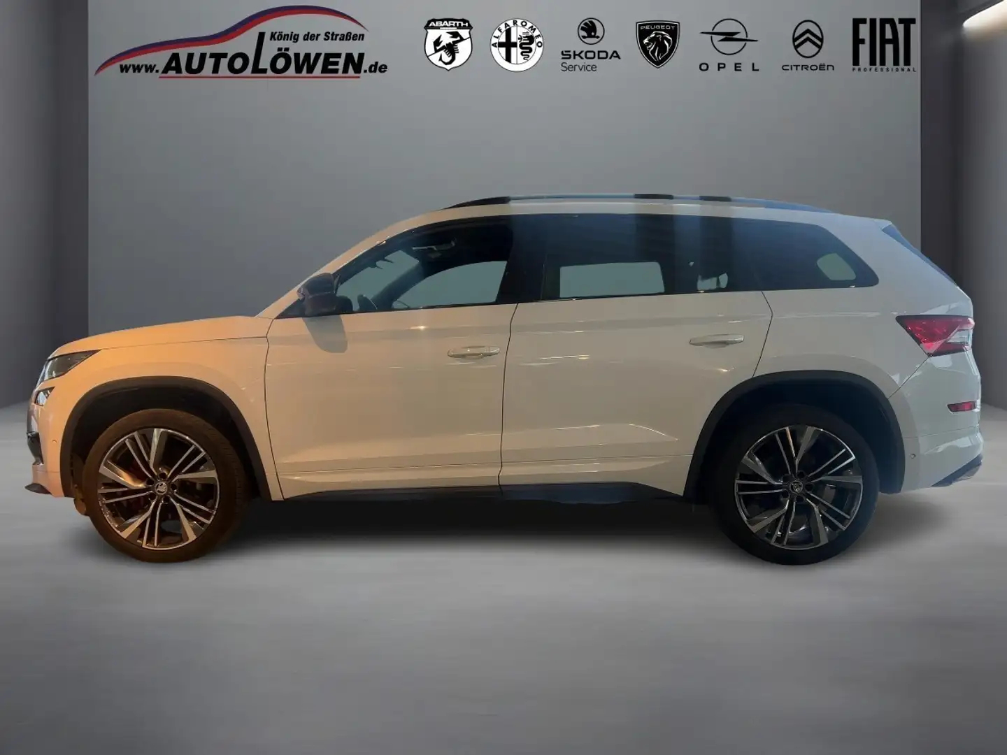 Skoda Kodiaq 2.0 Bi-TDI RS 4x4, AHK, Pano, Heckklappe Blanc - 2