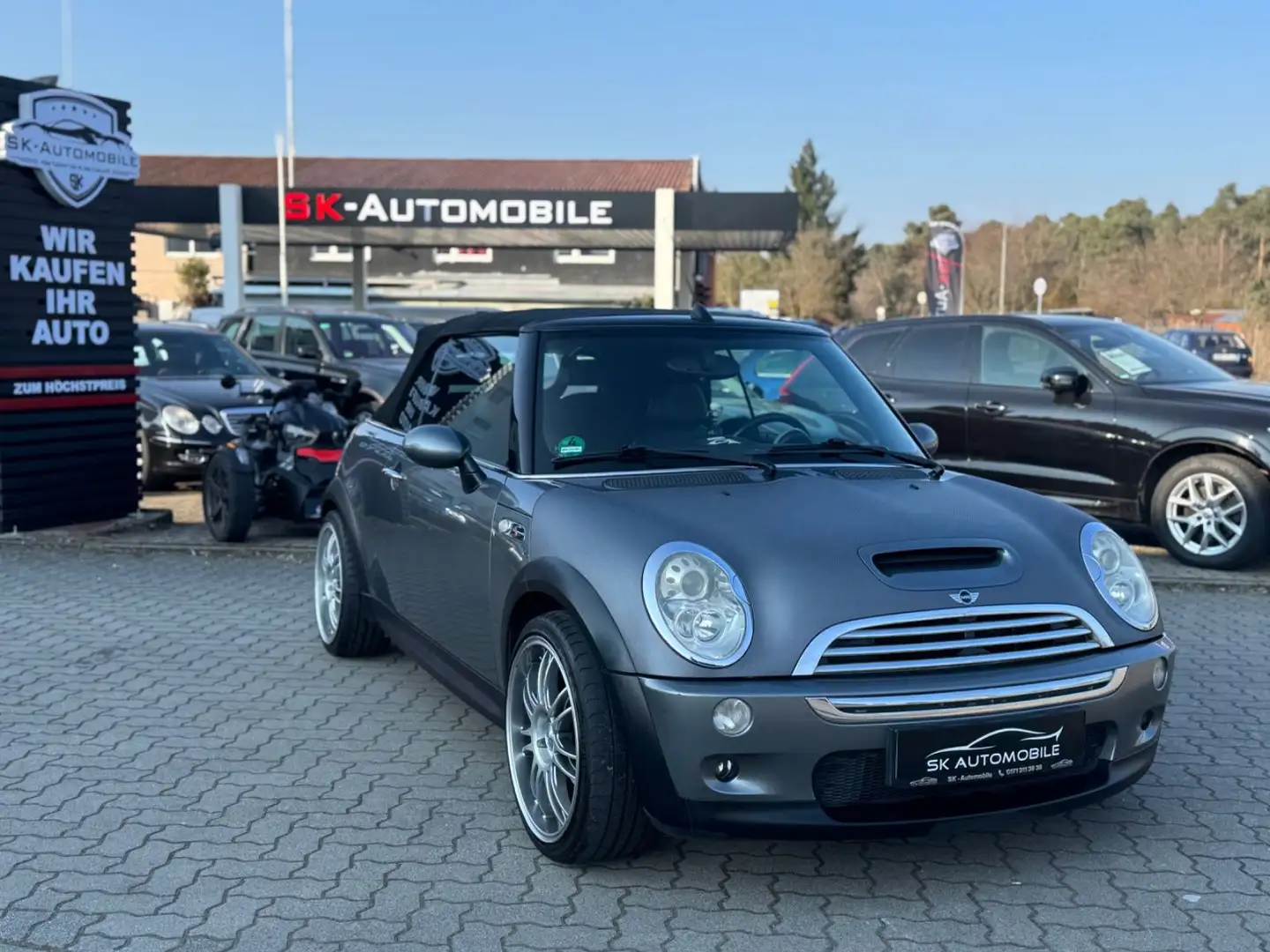MINI Cooper S COOPER S Cabrio XENON/DOTZ/T-LEDER/ATM/SHZ/PDC Plateado - 1