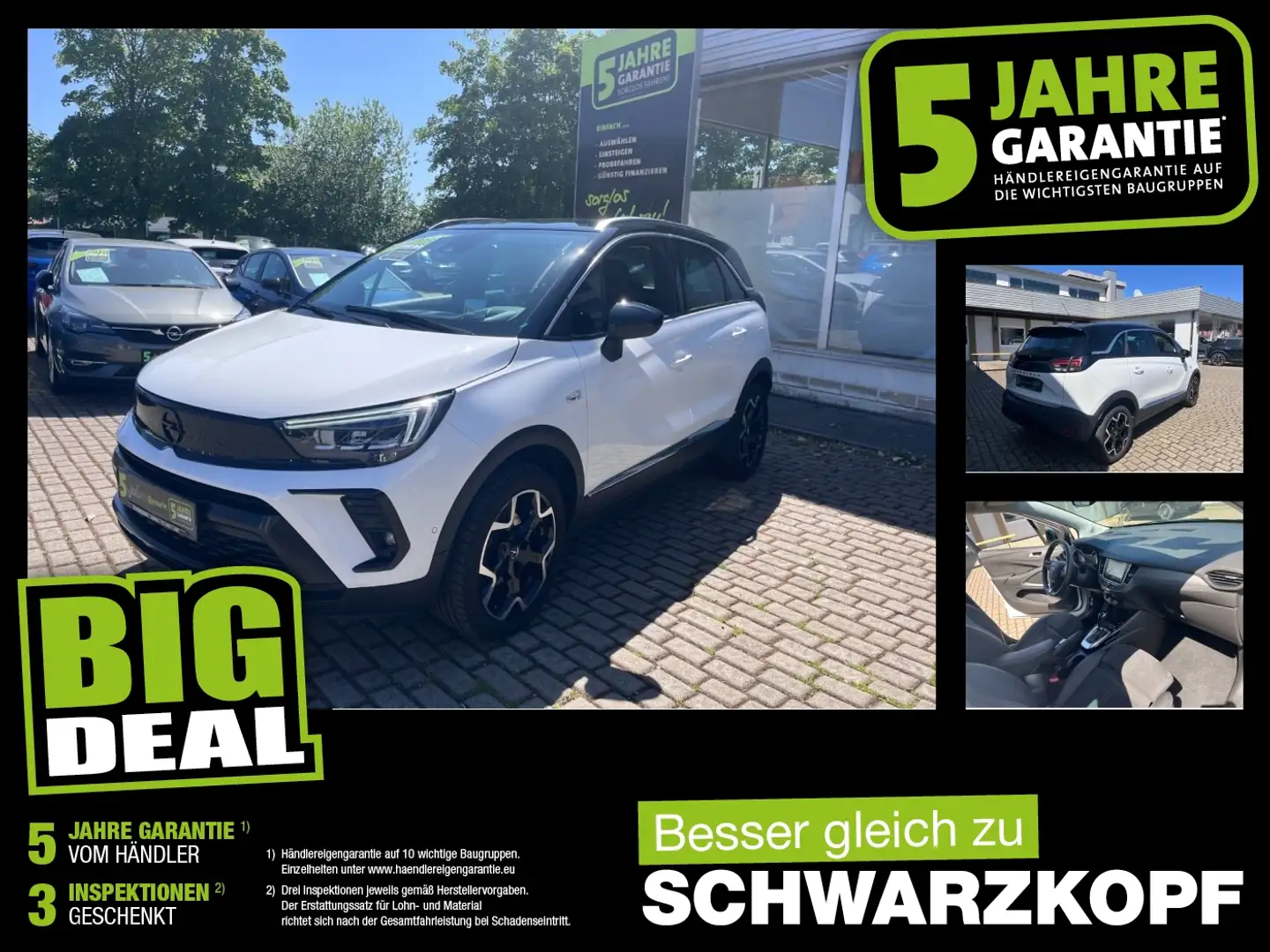 Opel Crossland 1.2T Navi,Rückfahramera,Sitzheizung Weiß - 1