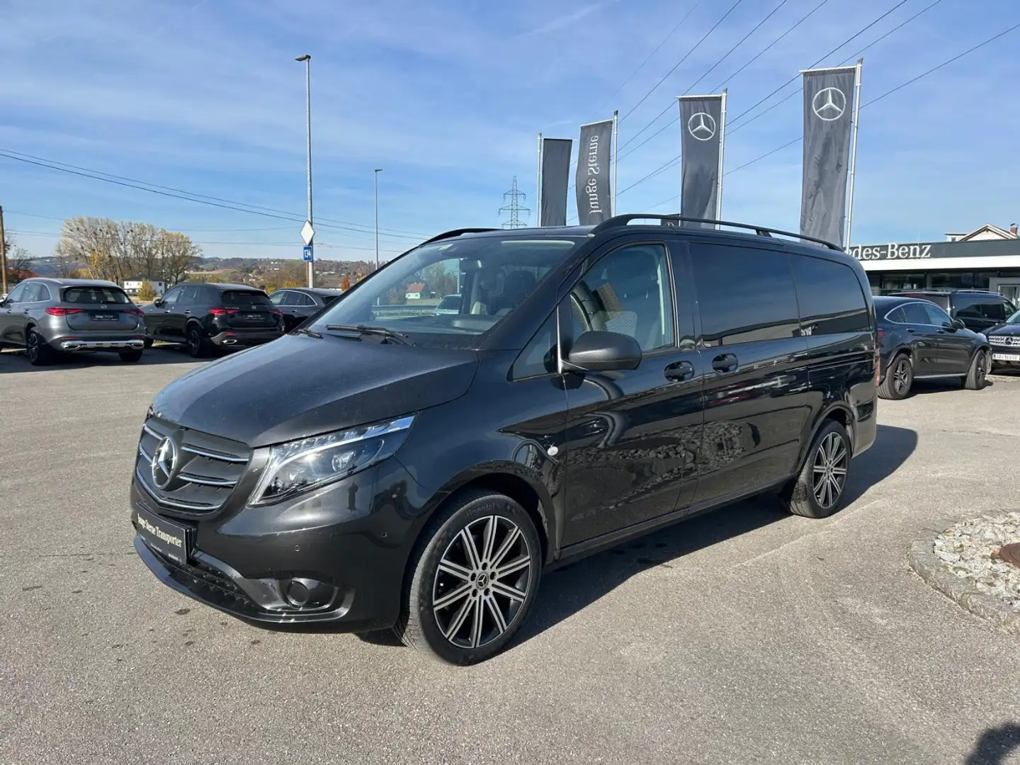 Mercedes-Benz Vito 116 CDI Tourer SELECT Lang LED PTS Klima Gris - 2