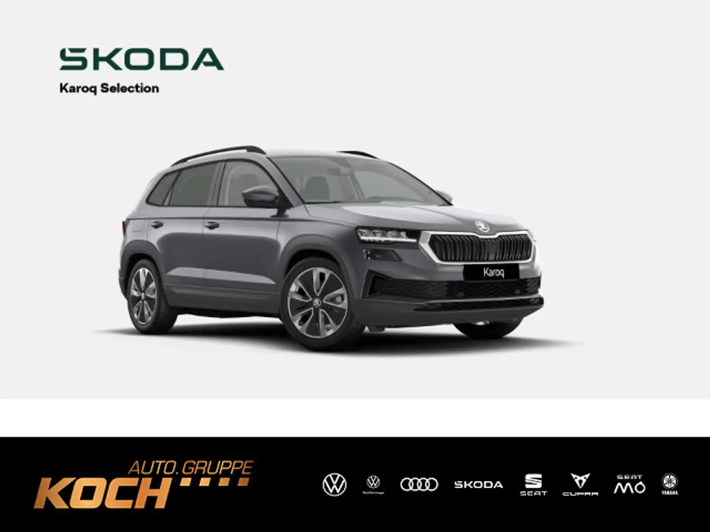 Skoda Karoq Tour*1.5TSI*DSG*NAVI*MATRIX-LED*AHK*ACC* Grijs - 1