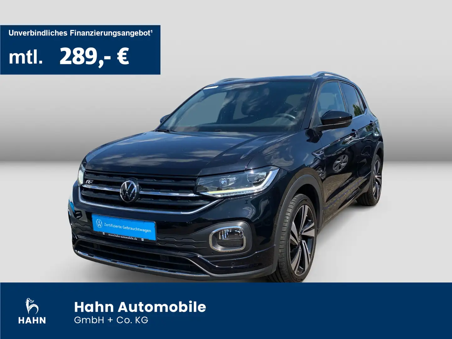 Volkswagen T-Cross 1.0TSI R-Line DSG LED ACC Rückfahr Schwarz - 1