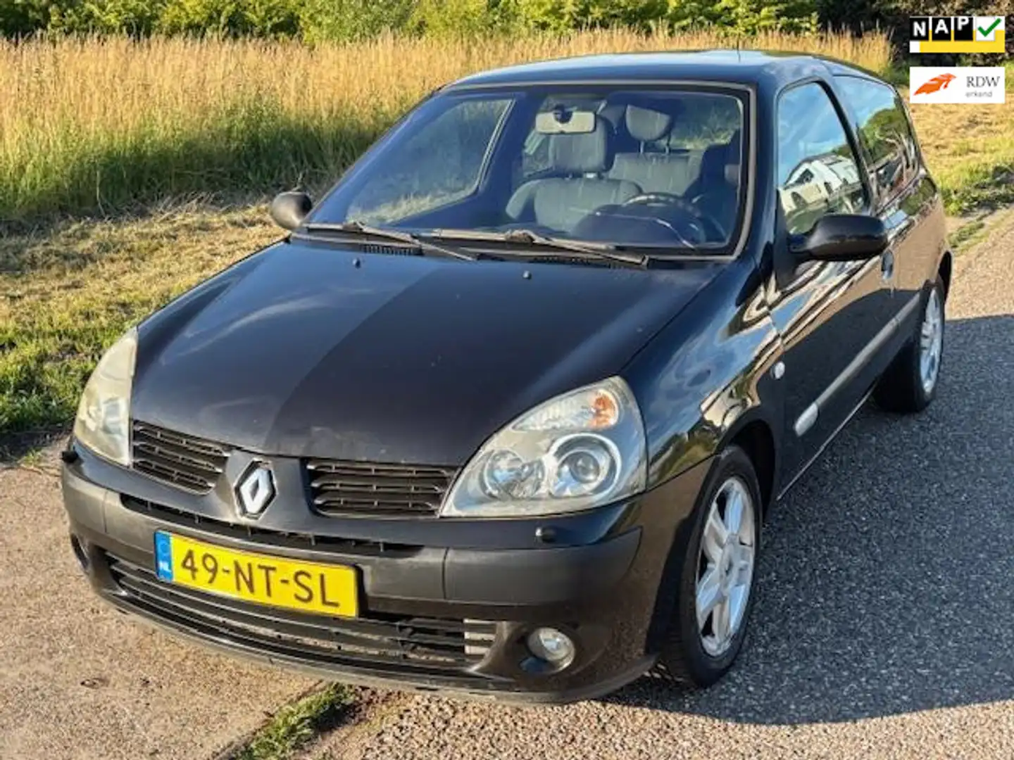 Renault Clio 1.4-16V Dynamique Luxe 3-Drs ECC Audio/CD Electr. Zwart - 1