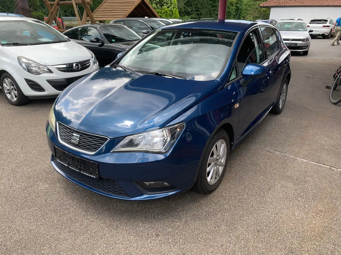 SEAT Ibiza Style Salsa*TÜV/INSP NEU*NAVI*PDC*SHZ*TPM* Modrá - 1
