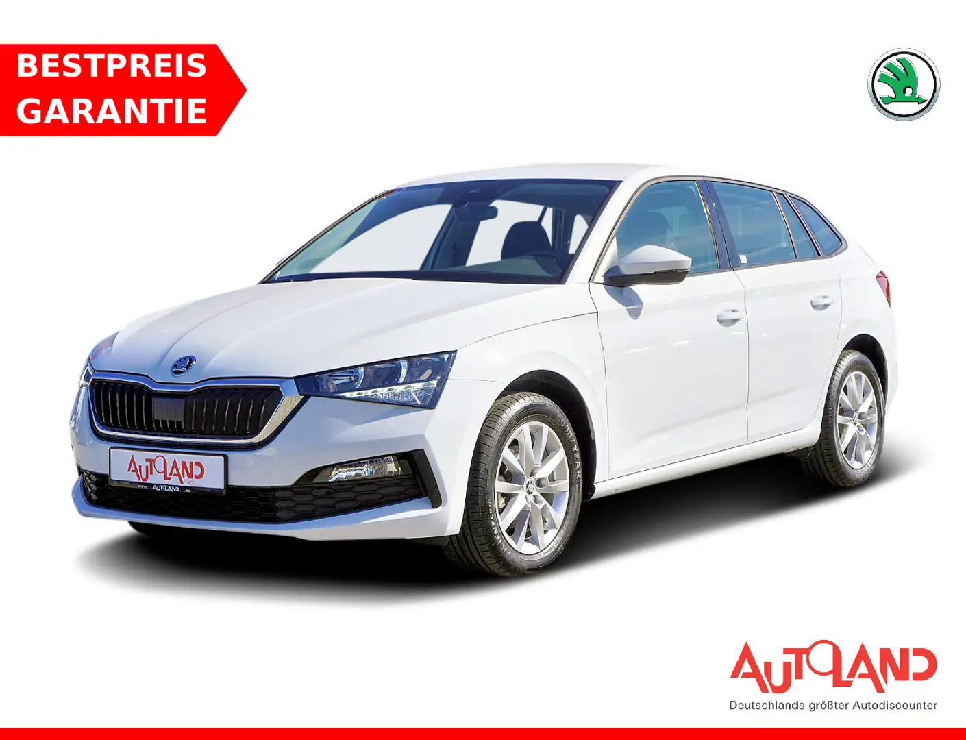 Skoda Scala 1.0 TSI LED APP-Connect Sitzheizung Weiß - 1