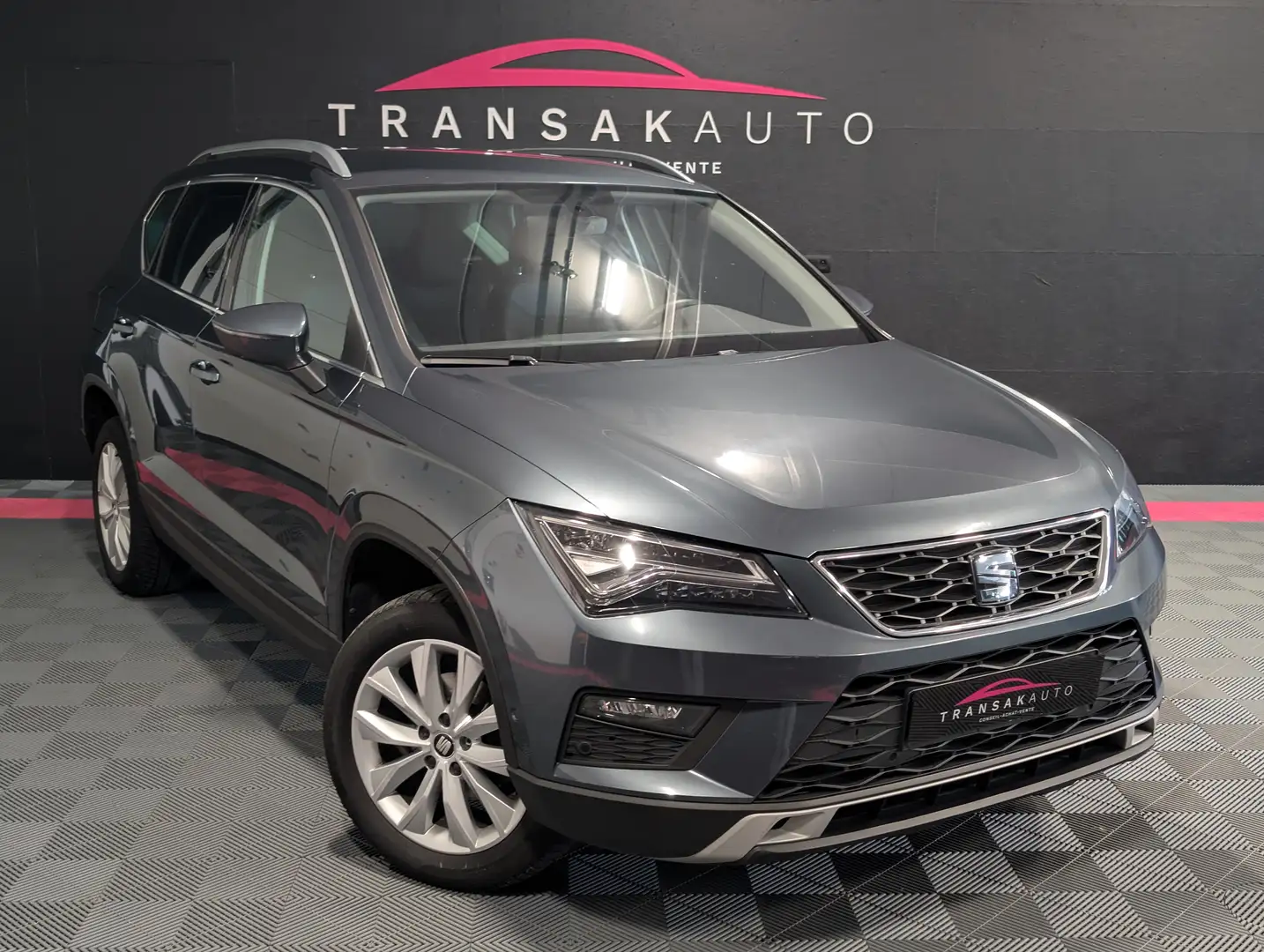 SEAT Ateca Ateca 1.6 CR TDI **CARPLAY-REGUL.ADAPT.-LED** Gris - 1
