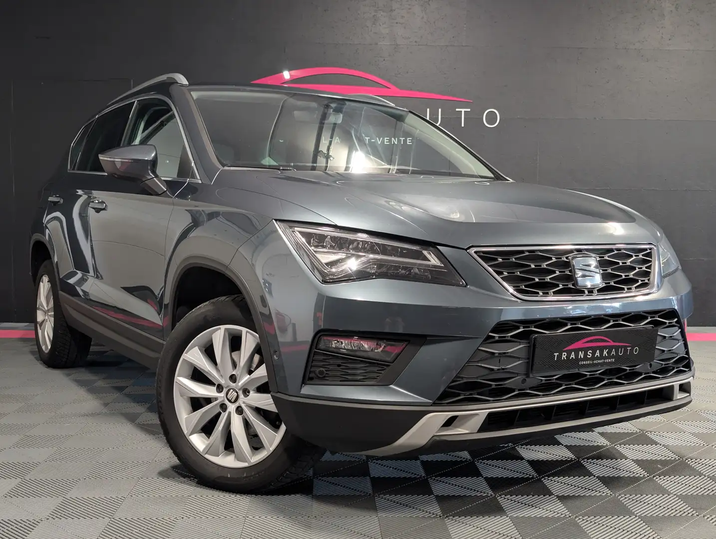 SEAT Ateca Ateca 1.6 CR TDI **CARPLAY-REGUL.ADAPT.-LED** Gris - 2