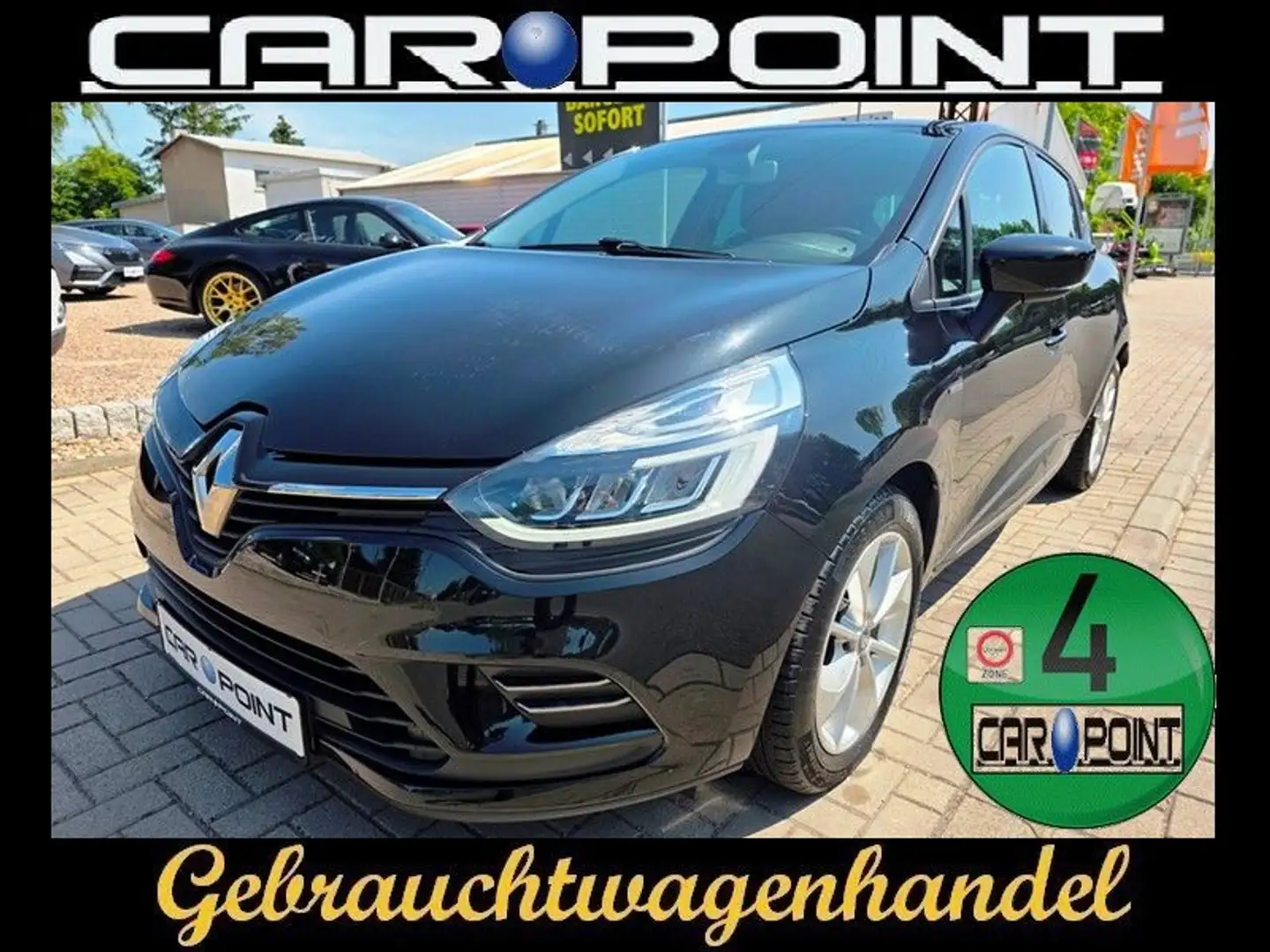Renault Clio IV Limited LED DAB SHZ Klimaautomatik Navi Schwarz - 1