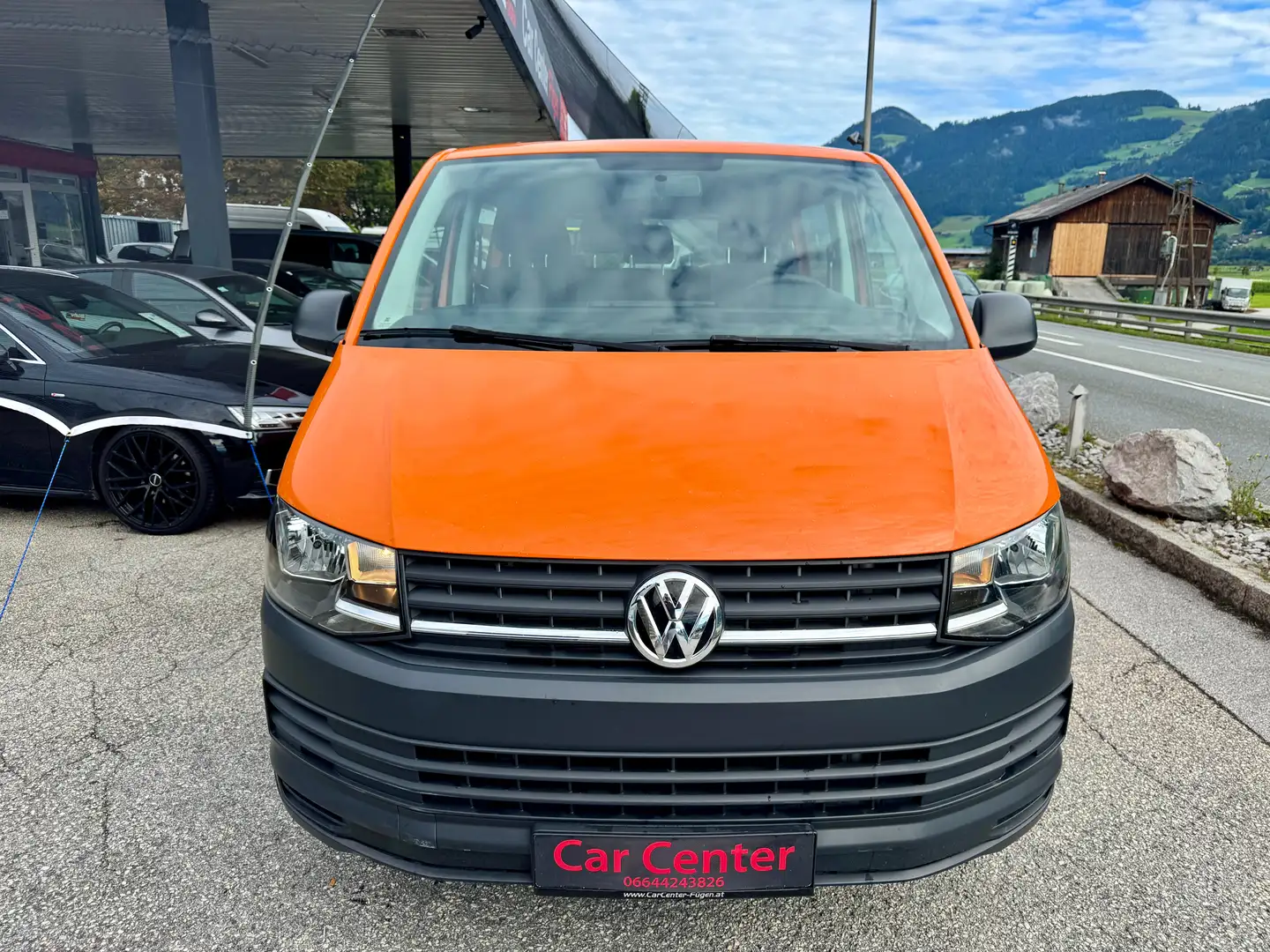 Volkswagen T6 Kombi Kombi lang 2.0 TDI DOKA 1.Besitz Orange - 2