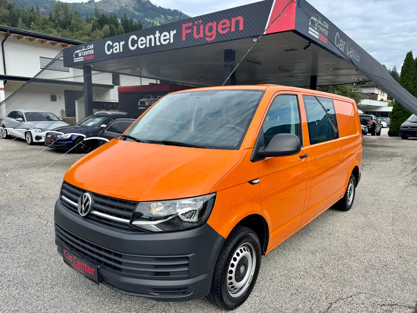 Volkswagen T6 Kombi Kombi lang 2.0 TDI DOKA 1.Besitz Orange - 1