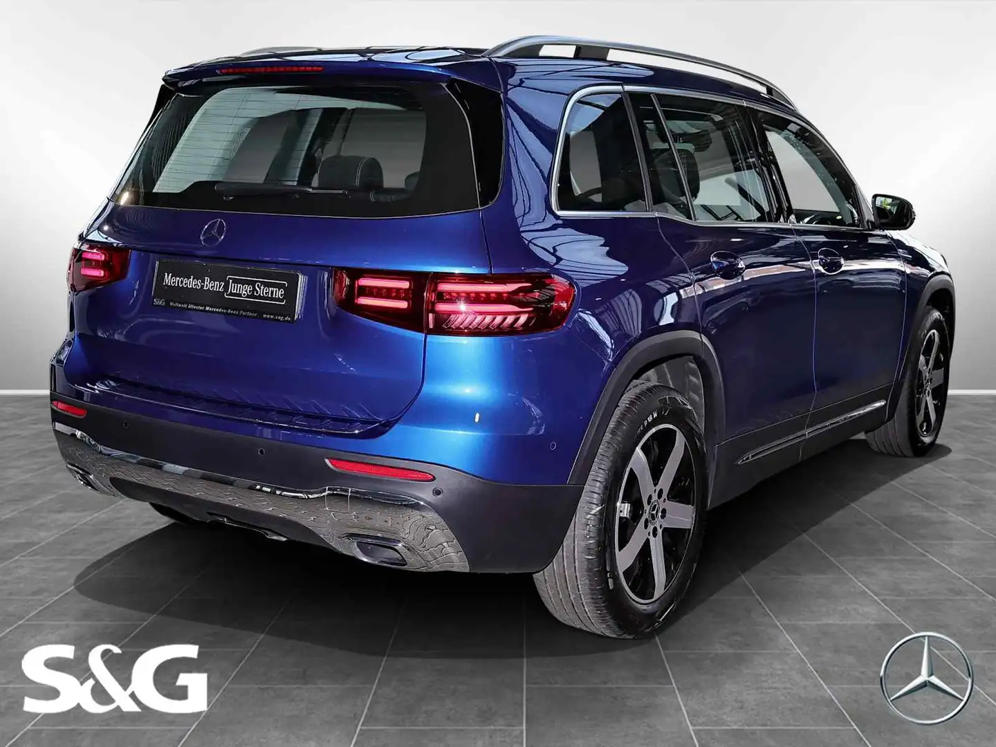 Mercedes-Benz GLB 200 Progressive AHK+360°+MEMORY+TOTWINKEL Синій - 2