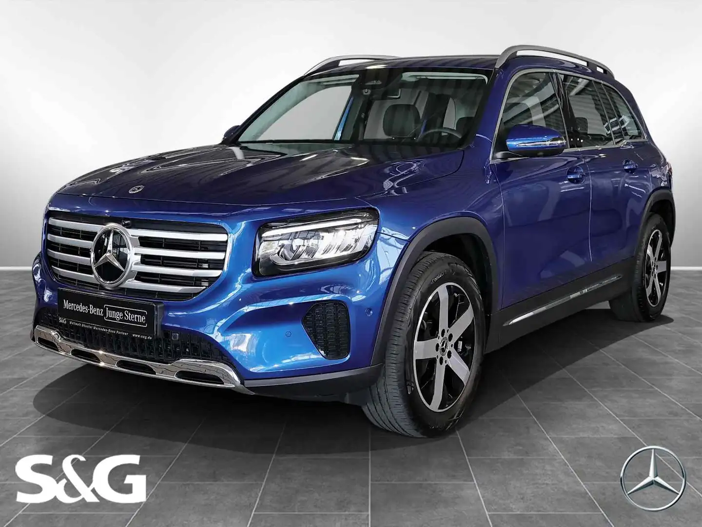 Mercedes-Benz GLB 200 Progressive AHK+360°+MEMORY+TOTWINKEL Синій - 1
