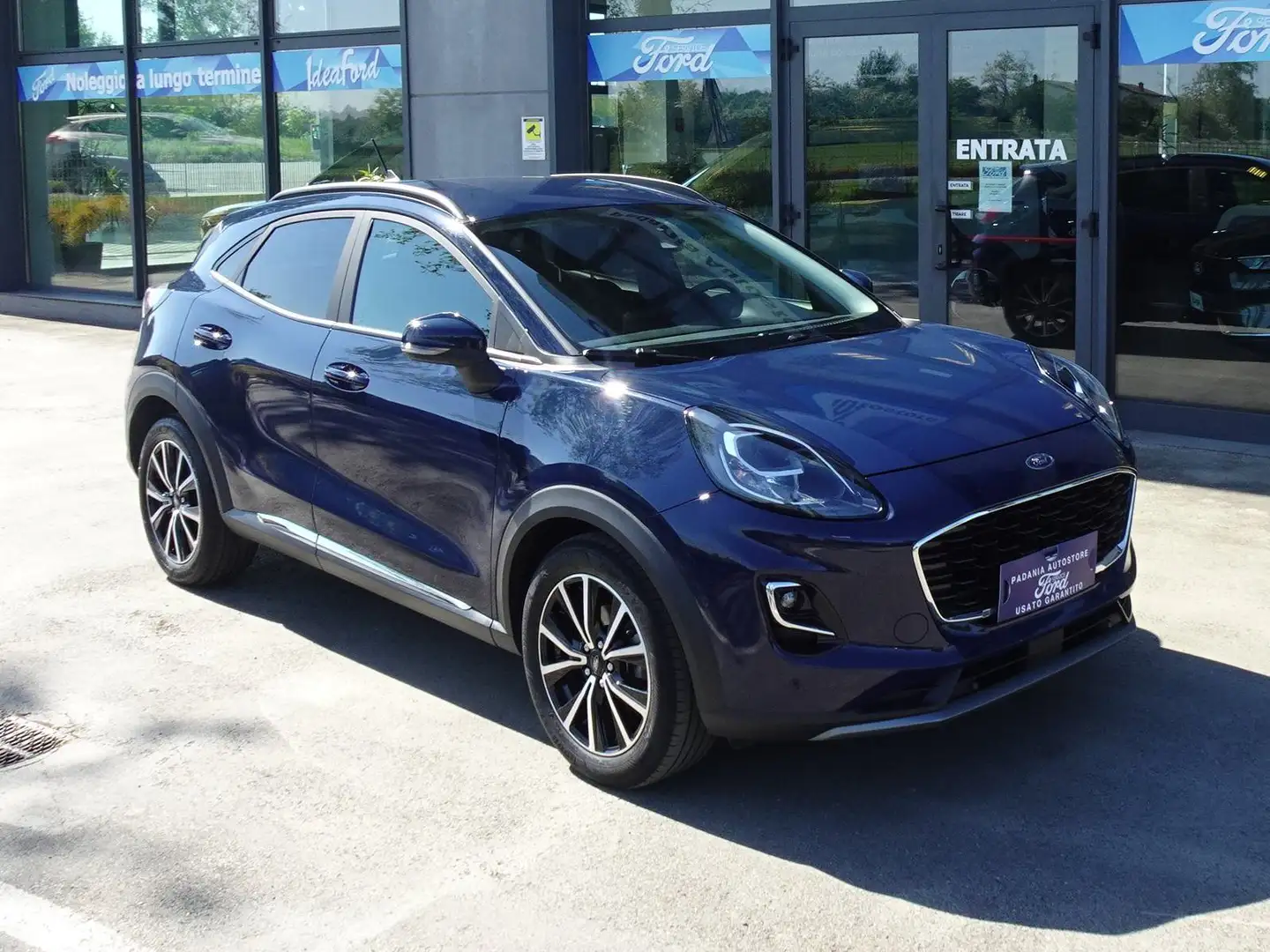 Ford Puma 1.0 ecoboost h Titanium Blauw - 1