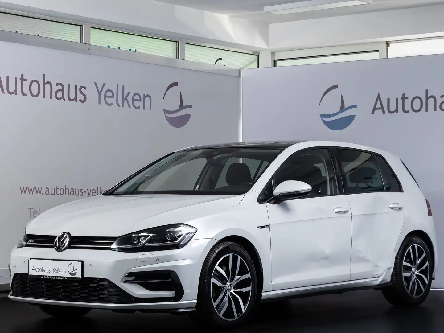 Volkswagen Golf VII 1.5 TSI R-Line *ACC*LED*PANO*STDHZ*AHK Blanc - 2