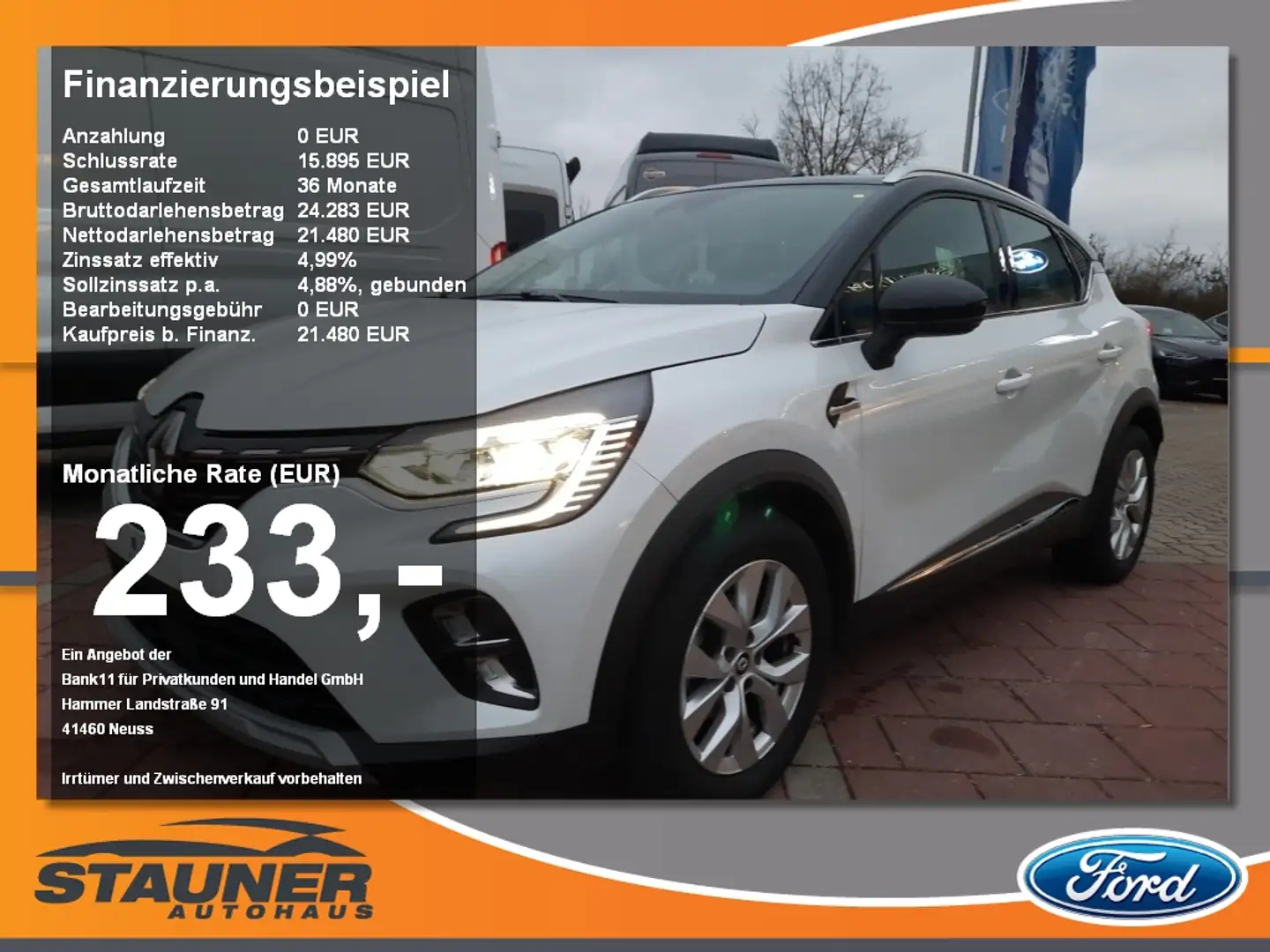Renault Captur II 1.3 TCe 140Techno LED Navi SHZ Kamera Noir - 1