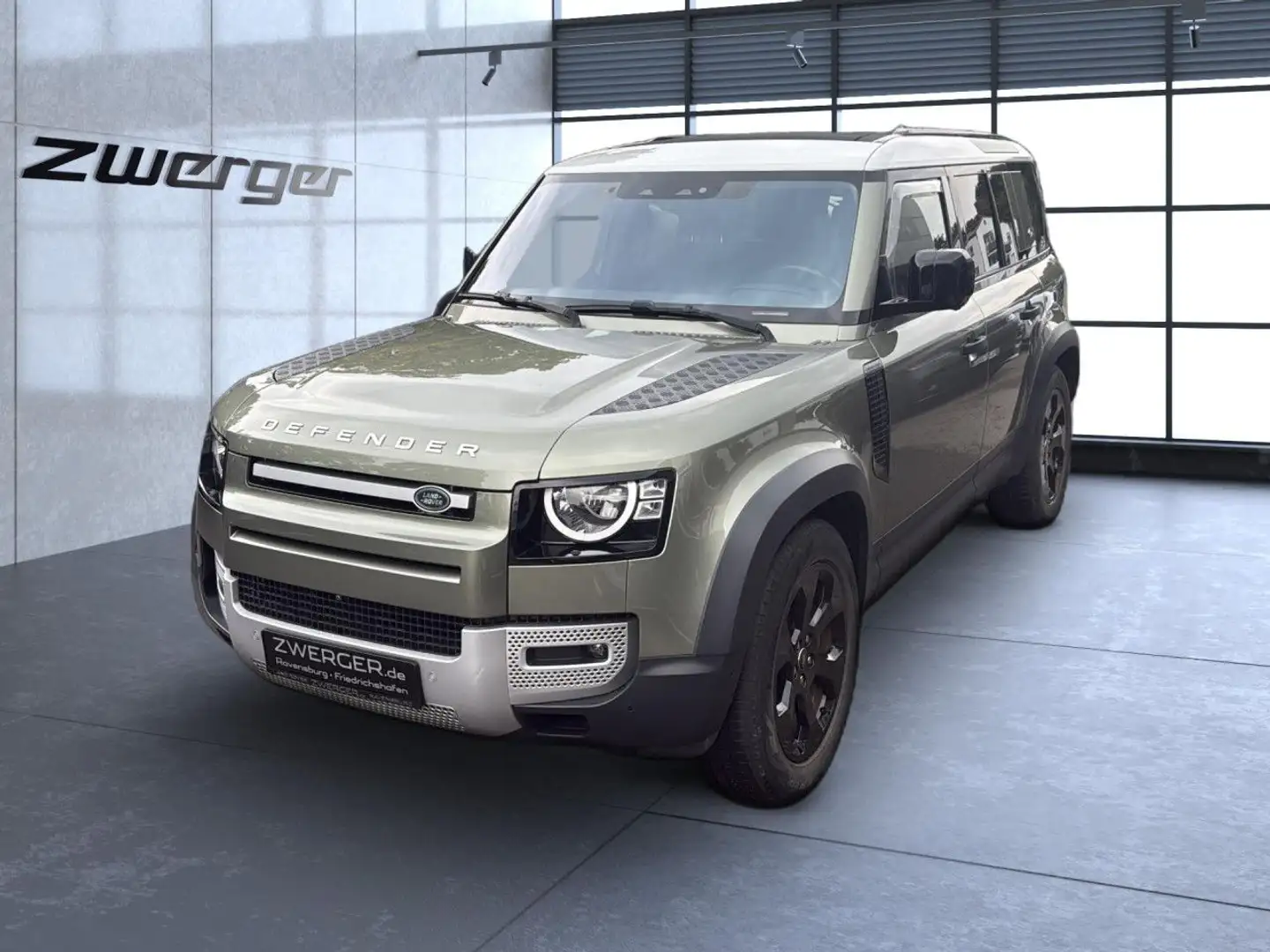 Land Rover Defender 110 P400e PHEV Faltdach LED Bluetooth Vert - 1