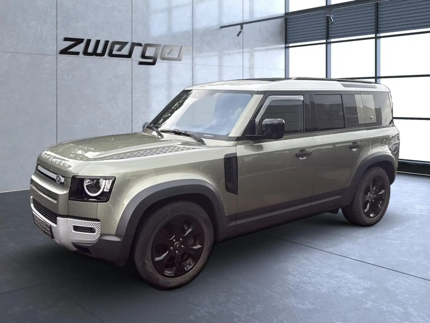 Land Rover Defender 110 P400e PHEV Faltdach LED Bluetooth Vert - 2
