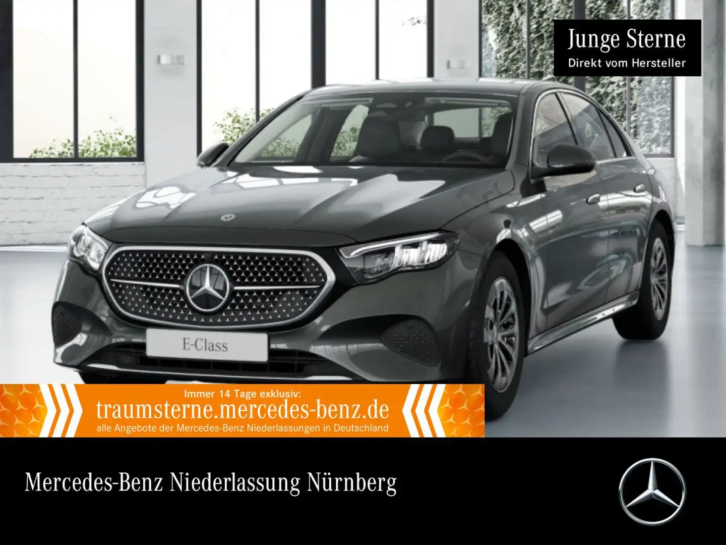 Mercedes-Benz E 220 d Avantgarde Burmester Distr. LED Kamera PTS Grau - 1