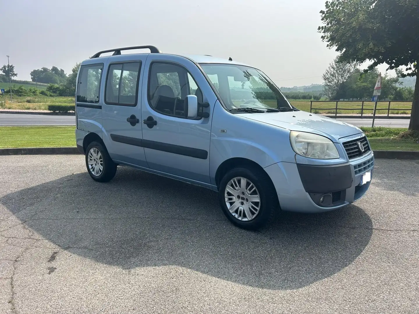 Fiat Doblo Doblo 1.9 mjt Dynamic 105cv Bleu - 1