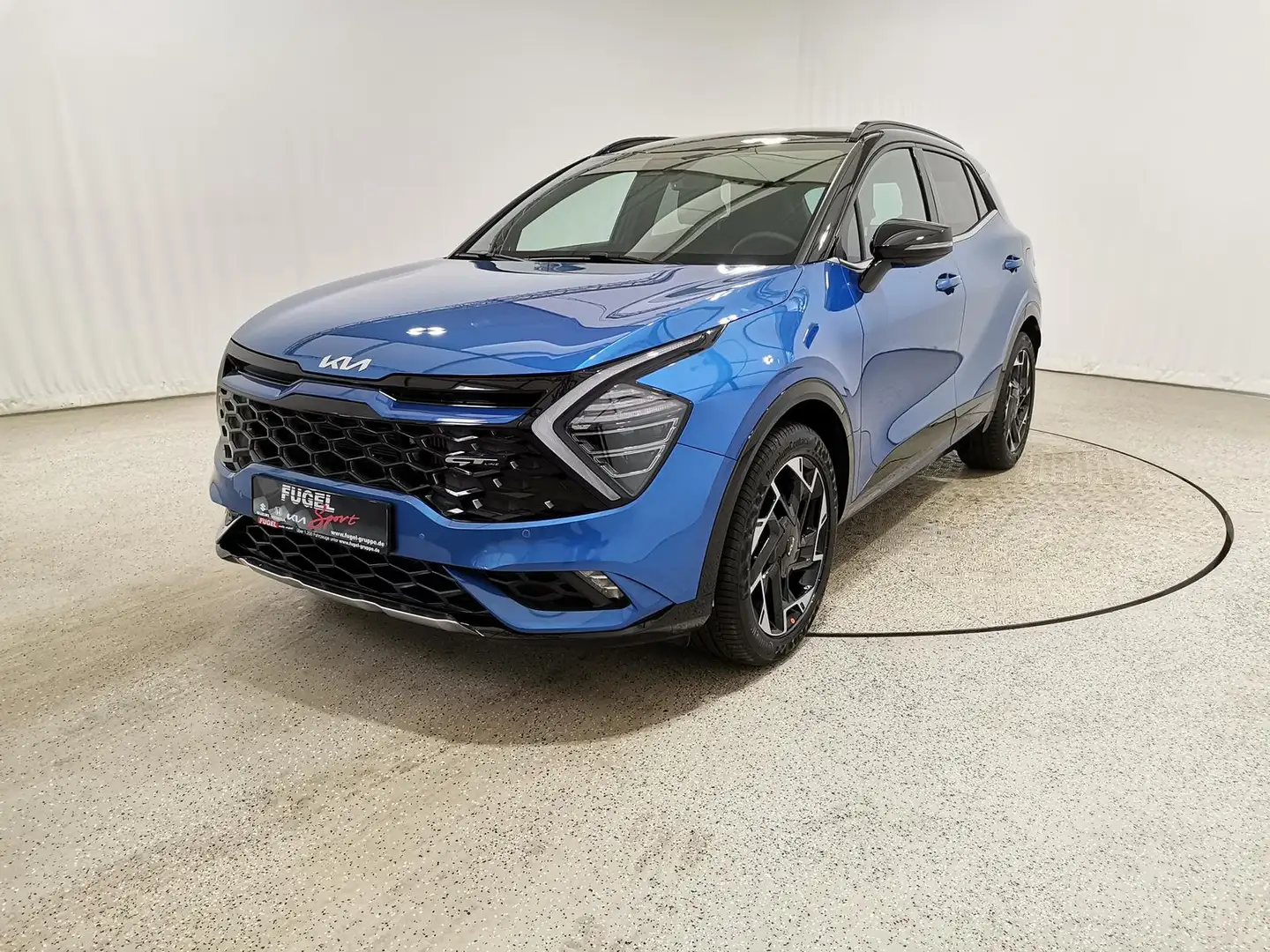 Kia Sportage 1.6 T-GDi 48V DCT GT-Line LED|Navi|4xSHZ Blau - 2