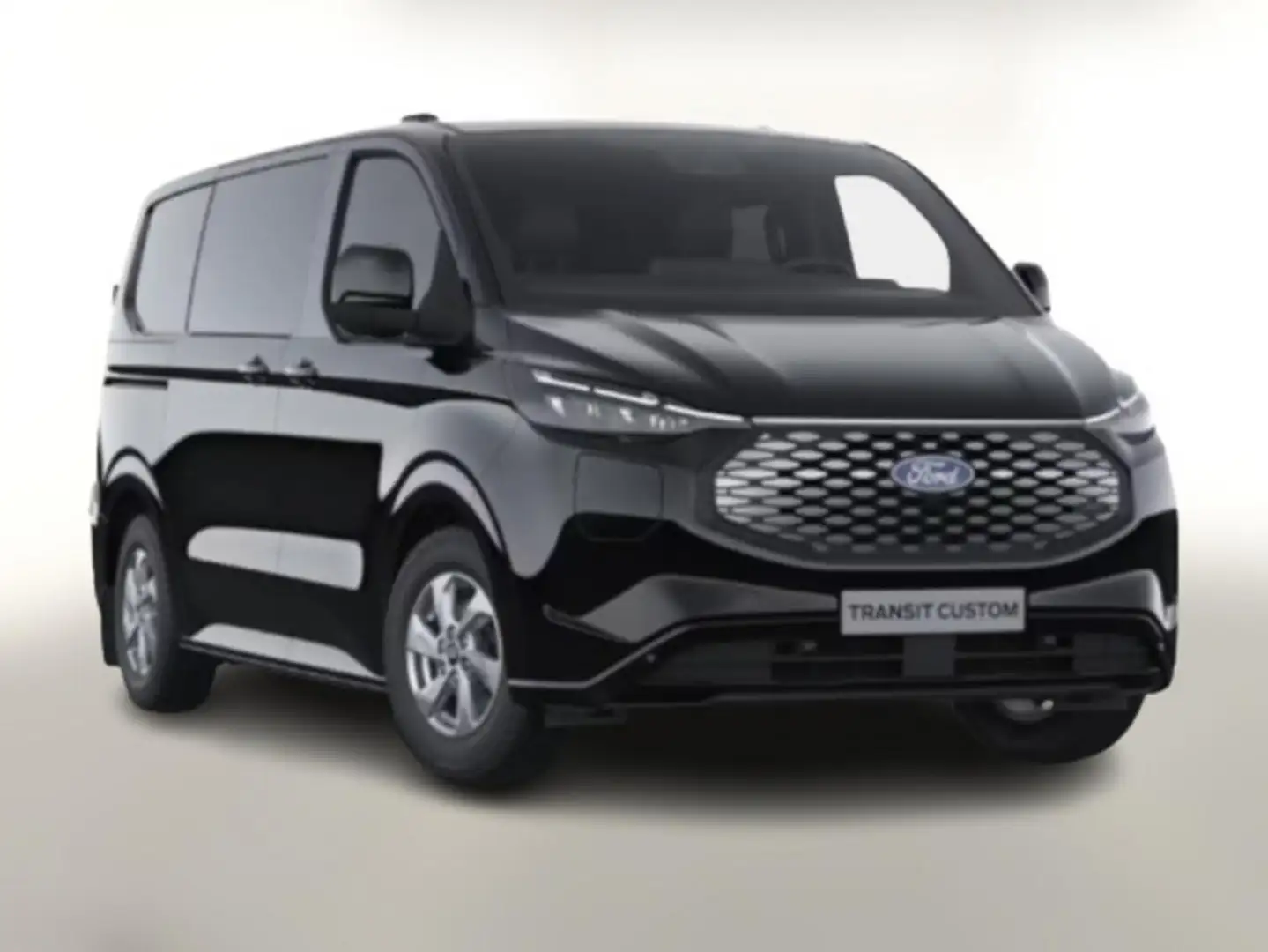 Ford E-Transit Custom Limited DCiV 71kWh 320L1 SHZ 160 kW (218... Schwarz - 1