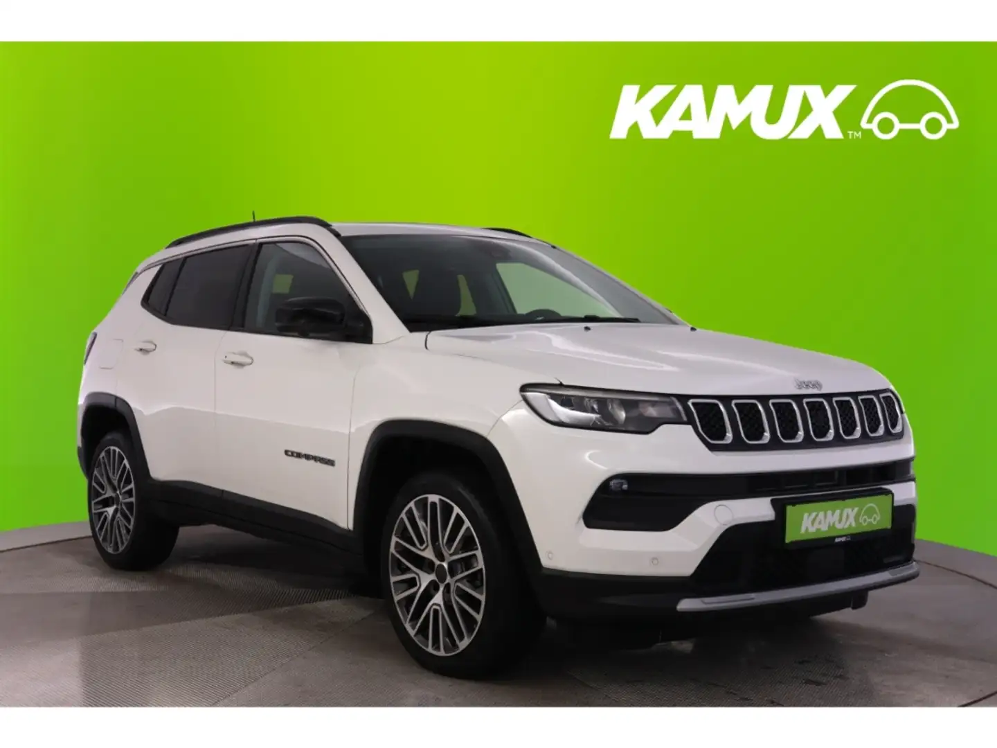 Jeep Compass 1.5MultiAir Aut.Limited+LED+NAVI+PANO Blanc - 1
