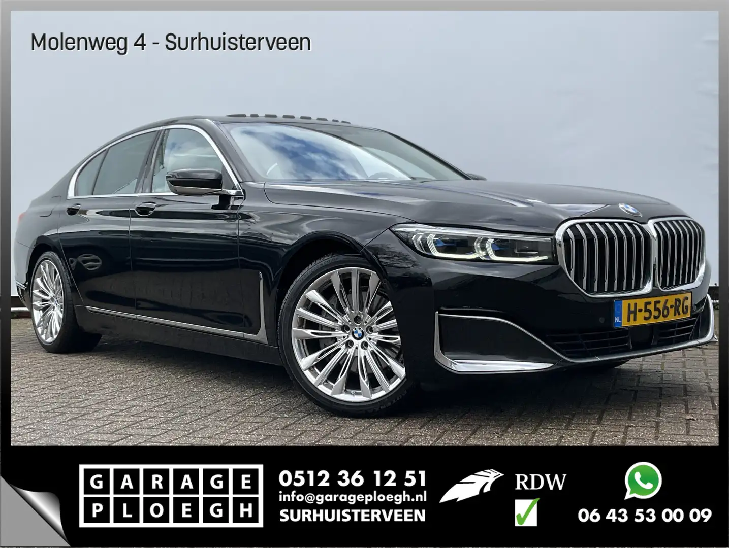 BMW 730 7-serie 730d xDrive ACC Pano Softclose Vierwielbes Noir - 1