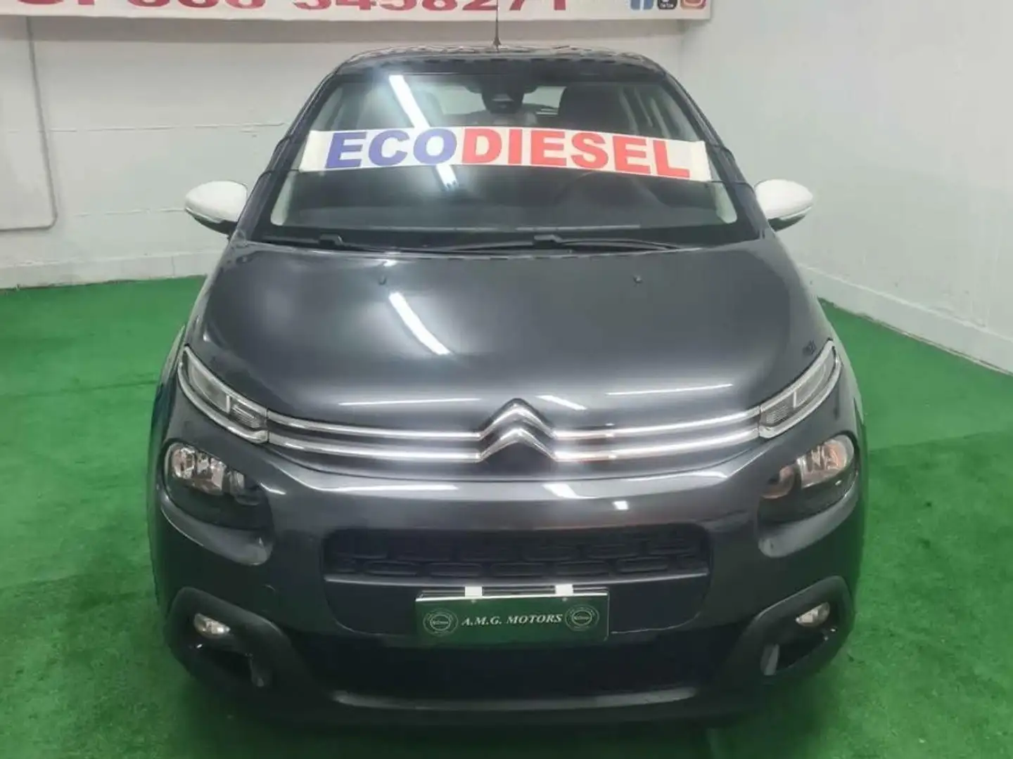 Citroen C3 C3 1.6 bluehdi Shine s Gris - 1