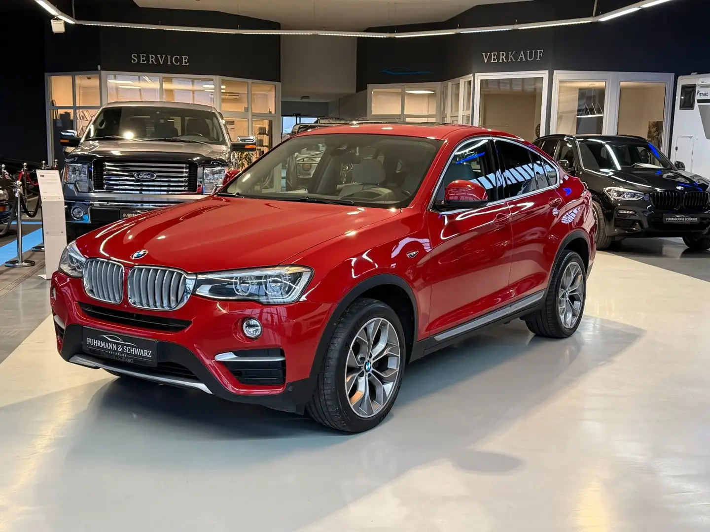 BMW X4 xDrive30d Aut. xLine+Navi+Allrad+Glasdach Rot - 1
