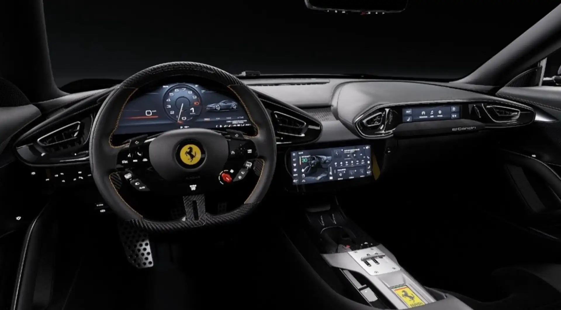 Ferrari 12 Cilindri Coupé Schwarz Чорний - 2