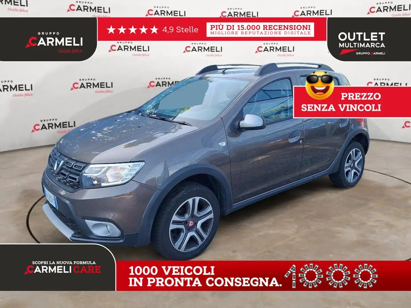 Dacia Sandero Stepway 1.5 blue dci Wow s&s 95cv my18 Bruin - 1