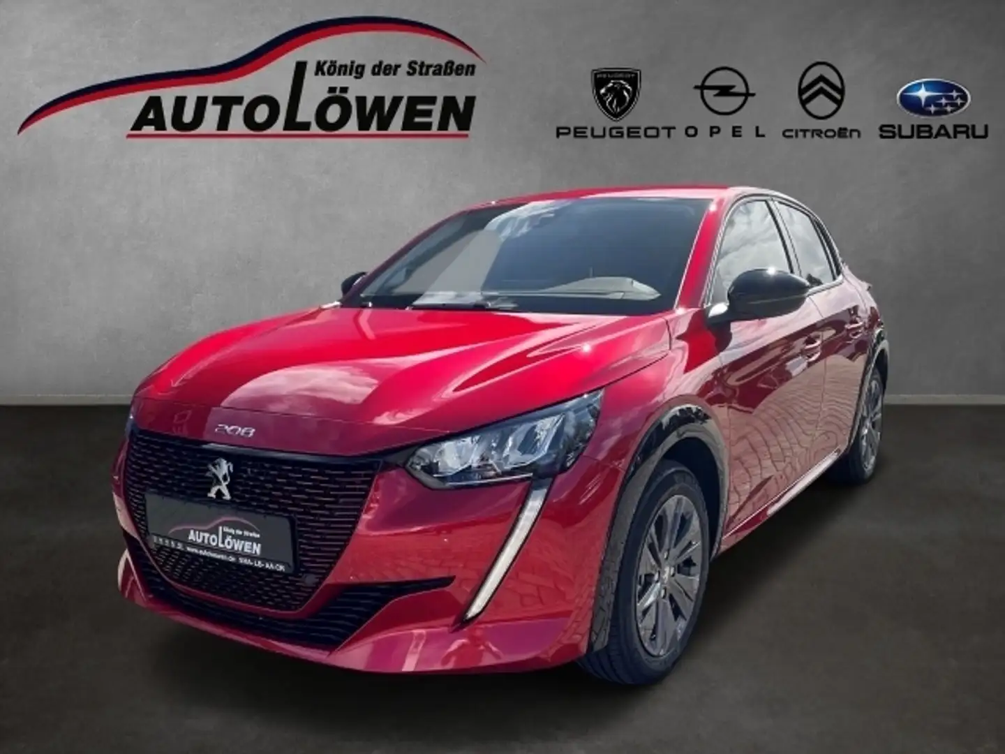 Peugeot 208 Allure Pack Elektromotor 136 Rot - 1