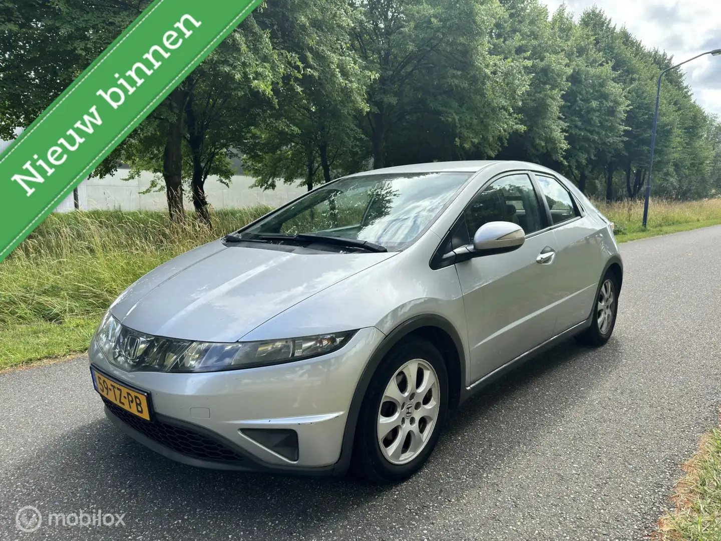 Honda Civic 1.8 Comfort*AIRCO*6-BAK*ELEK. RAMEN*ONDERHOUDEN Grijs - 1