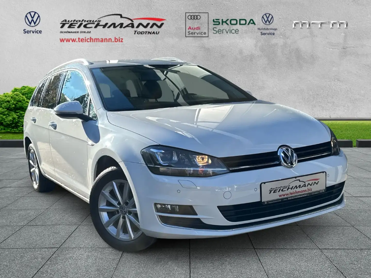 Volkswagen Golf VII Variant 1.4 TSI DSG Lounge Blanc - 2