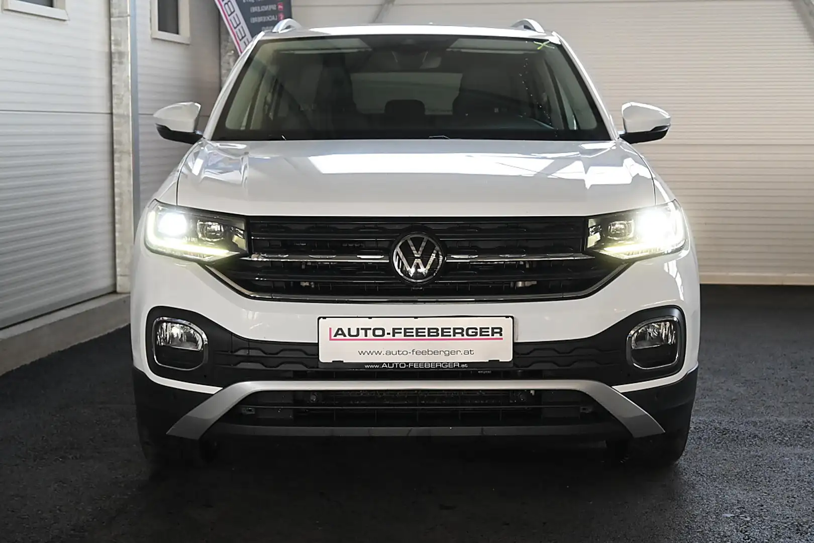 Volkswagen T-Cross 1,0 TSI Style DSG; Stzhzg, Ferlichtassist, ACC,... Weiß - 2